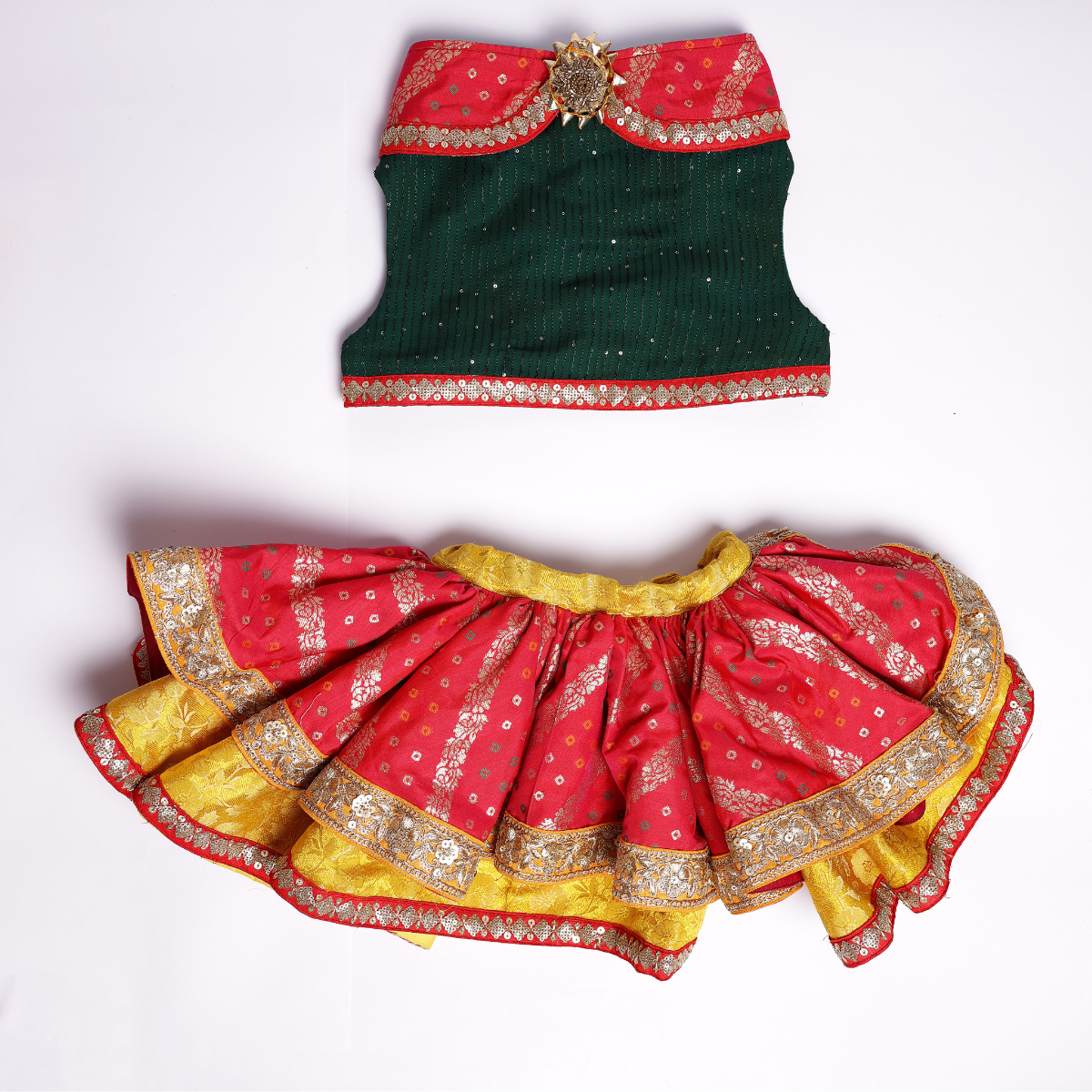 Bandhani Lengha(Cat)