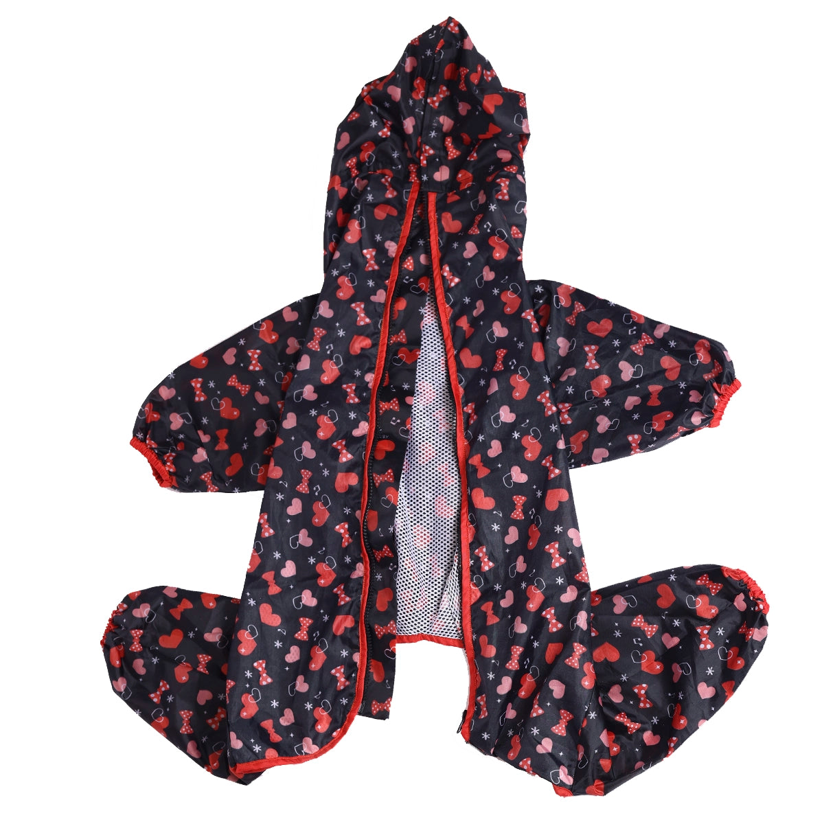 Heart & Bow Rainromper(Dog)