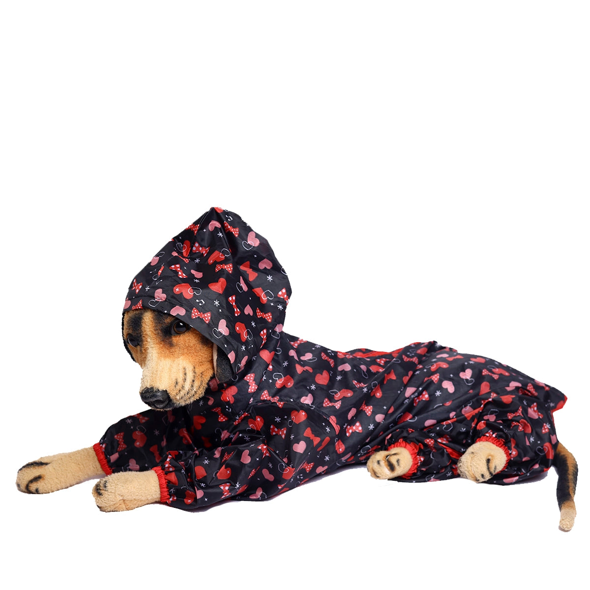 Heart & Bow Rainromper(Dog)