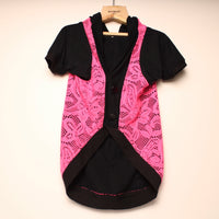 Pink Lace Tee (Cat)